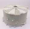 Bottichhinterteil für Waschmaschine Midea 12138100A46783 Trommel Gehäuse hinten
