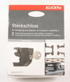 Klickfix Steckschloss Uniklip 2 für E-Scooter Egret Me_19025 schwarz, Befestigung