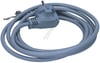 Netzkabel für Waschmaschine Whirlpool 488000645166 3x2000mm, EU-Stecker, Ferritkern