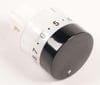 Knebel Energieregler schwarz für Ofen Electrolux AEG 5615041208 Drehregler Temperatur