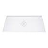 Glasplatte Whirlpool 480132101134 495x317mm mit Zierleisten für KühlGefrierKombination