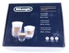 Thermogläser-Set für DeLonghi Kaffeemaschine 5513284451 Espresso, Cappuccino, Latte Macchiato