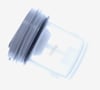 Flusensieb für Bauknecht Waschmaschine 481010506380 Filter, Dichtung