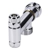 Doppel-Eckventil 3/8" Geräteventil 3/4" Schlauchanschluss Grohe 41031000 Eckfix