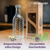 Elegante Glasflasche (transparent) für den SodaStream Crystal 2.0
