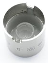 Ofenknopf Whirlpool/Indesit 481010568594 Push-Knopf, Edelstahl