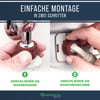 Zulaufschlauch Aquastop 2,0m - Universal anwendbar für Waschmaschine & Geschirrspüler bis 90°C 