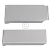 Abdeckplatte Set für Türgriff LIEBHERR 9096003 in KühlGefrierKombination