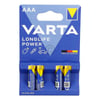 Batterie Varta Longlife Power Micro AAA 4 Stk 04903121414 Varta