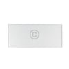 Glasplatte Whirlpool 481010603838 402x180mm kurz für Gefrierteil Gefrierschrank KühlGefrierKombination