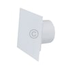 Abdeckplatte für Wohnraumventilator 100 weiß matt für Decke Wand Bad Toilette etc