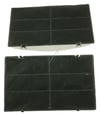 Aktivkohlefilter F00397 für Dunstabzugshaube Elica 285x175 mm