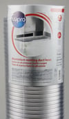Alu-Abluftschlauch für Ofen Whirlpool/Indesit 484000008638 Durchmesser 150mm, Länge 3m