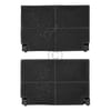 Kohlefilter Set wie Electrolux 9029800621 EFF55 225x155mm für Dunstabzugshaube 2Stk