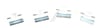 Backofenhaken-Set für Ofen Whirlpool Indesit 488000983156 Reparatur Halter
