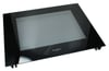 Backofentürscheibe für Ofen Whirlpool Indesit 488000853649 schwarz, Glas