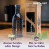 Elegante Glasflasche (grau) für den SodaStream Crystal 2.0