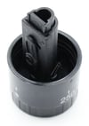 Knebel Thermostat für Ofen Küppersbusch 545726 Temperaturknopf schwarz