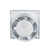 Wohnraumventilator 100erR weiß mit Kugellager Feuchtesensor für Wand Decke Bad Toilette etc
