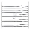 Haltegitter links Whirlpool 480121103209 für Backbleche Roste Backofen