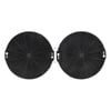 Kohlefilter wie AEG 4055093712 155mmØ EFF75 für Dunstabzugshaube 2Stk