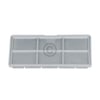Filter Sockelfilter an Wärmetauscher 274x140mm 136634403 AEG, Electrolux, Juno, 