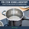 Dichtungsring Ø22cm für Fissler Schnellkochtopf der Serien Blue-Point, vitavit royal, Magic und vitaquick bis 2009 - wie 573-3866700205