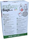 Hepaflo-Beutel für Numatic-Staubsauger 604015 10er-Pack
