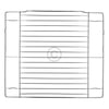 Grillrost Amica 8056826 430x375mm für Backofen