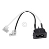 Power supply plug Ecovacs 201-24C2-0345 für Staubsauger-Roboter Ecovacs