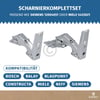 Türscharnier Set oben unten wie SIEMENS 12004051 für Kühlschrank