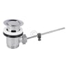 Ablaufgarnitur 1 1/4" mit Exzenter und Stopfen chrom BLUPARTS für Waschbecken