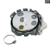Drehschieber BOSCH 00649568 Stellventil an Heizpumpe für Geschirrspüler