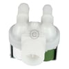 Magnetventil 2-fach wie ZANUSSI 1249471051 180° 11,5mm+14,0mmØ für Waschmaschine Waschtrockner