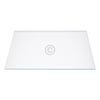 Glasplatte mitte für Gefrierteil Samsung DA97-13502E 472x337mm mit Leiste in
