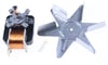 Lüftermotor für Ofen Whirlpool/Indesit 481236118403 Backofen Gebläse
