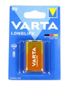 VARTA 9V-Blockbatterie Longlife für Mikrowelle 4122101411 Alkaline-Batterie