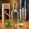 Elegante Glasflasche (transparent) für den SodaStream Crystal 2.0