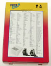 Y4-Beutel für Staubsauger Filterclean 000118K 5er-Pack