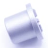 Mechanische Drucktaste Silber für Ofen Electrolux Aeg 140205899010 mechanisches Bedienelement