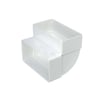Flachkanalbogen 100erF Dalap 5252 90° vertikal beidseitig Muffe für 111x56mm