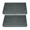Kohlefilter 225x150mm Küppersbusch, 2 Stück 505427 Küppersbusch