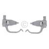 Halter für Besteckschubladenschiene, hinten, links + rechts 10014032