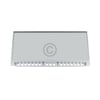 Glasplatte SIEMENS 00674932 471x282mm mit Leisten für Gemüsefach Kühlschrank