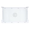 Glasplatte mitte für Kühlteil beko 4312240400 495x297mm mit Leisten für KühlGefrierKombination