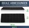 Kohlefilter wie NEFF 00296178 430x170mm für Dunstabzugshaube FKS175BSH
