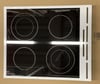 Glaskeramikfläche für Ofen Hisense Gorenje 956503 Kochfeld Heizelement