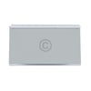 Glasplatte BOSCH 00707347 557x350mm mit Leisten für Kühlteil KühlGefrierKombination