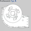 Querstromlüfter 240mm TypA Motor rechts QLZ06