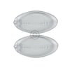 Lampenabdeckung 100x54mm oval, 2 Stück 5024879600 Franke, Indesit Hotpoint
